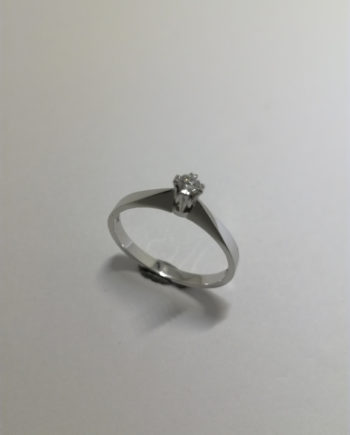 Diamantring i 18K guld