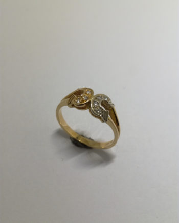 Diamantring i 18K guld