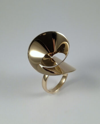Guldring "Wave"